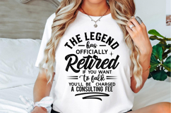 The Legend Has Officially Retired If You Want Svg Design Product Image 2