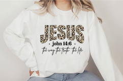 Jesus The Way the truth the life Svg Design Product Image 3