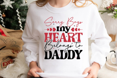 Sorry Boys My Heart Belongs to Daddy Svg Cut Files Product Image 3