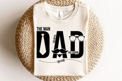 Dad the Man the Myth the Legend Svg Cut Files Creative Art Product Image 3