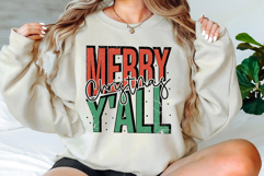 Merry Christmas Y&#039;all Svg Cut Files Creative Art Product Image 4