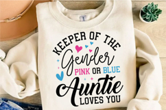 Keeper Of The Gender Pink Or Blue Svg Design Product Image 3