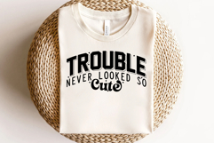Trouble Never Looked So Cute SVG Product Image 4