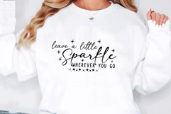 Leave a little sparkle Svg Cut Files Creative Art Product Image 3