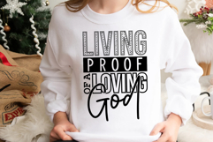 Living Proof Of A Loving God Svg Cut Files Creative Art Product Image 1