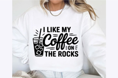 Coffee on the Rocks Svg Design Product Image 3