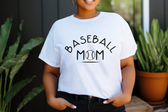 Baseball Mom Svg Cut Files Creative Art Product Image 4