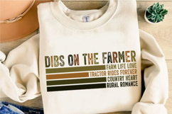 Retro Dibs on the Farmer Svg Design Product Image 2