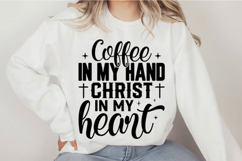 Coffee and Jesus Christ Svg Design Product Image 3