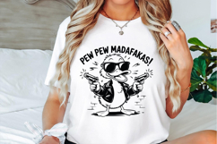 Pew Pew MADAFAKAS Svg Designs Product Image 3