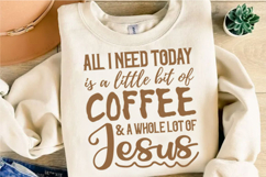 All I Need Today Christian Quote Svg Design Product Image 3