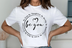 Be You SVG PNG, Motivational Quotes SVG Product Image 3