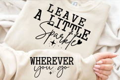 Leave a Little Sparkle Svg Design Product Image 1