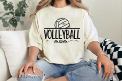Volleyball Mom Svg Cut Files Creative Art Product Image 3