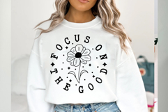 Focus On the Good Svg, Motivational Svg Product Image 4