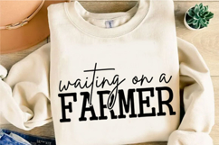 Waiting On A Farmer Svg Design Product Image 3