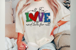 All For Love And Love For All Svg Cut Files Creative Art Product Image 2