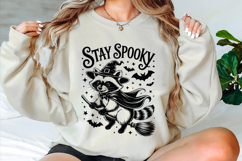 Stay Spooky Raccoon Svg Designs Product Image 3