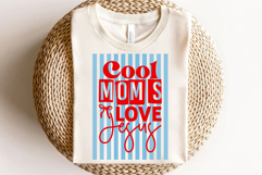 Cool Moms Love Jesus SVG Product Image 3