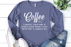 Funny Coffee Definition Svg Design Product Image 2