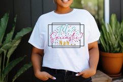 Me Sarcastic Nah Svg Cut Files Creative Art Product Image 1