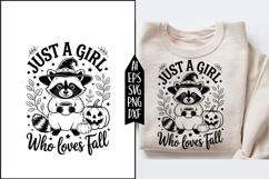 Just A Girl Who Loves Fall Svg Designs Product Image 1