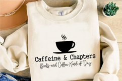 Caffeine &amp; Chapters Svg Design Product Image 3