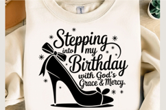 Stepping into my birthday with gods Svg Design Product Image 3
