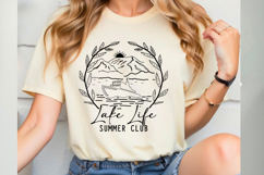 Lake Life Svg Png, Summer Club Svg Cut Files Product Image 3