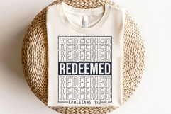 Redeemed Ephesians 1:7 SVG Svg Cut Files Creative Art Product Image 3