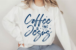 Coquette Coffee and Jesus Svg Design Product Image 3