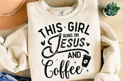 Jesus and Coffee Svg Design Product Image 3