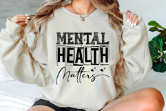 Mental Health Matters Svg Cut Files Creative Art Product Image 1