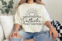 Saltwater Heals Everything Svg Cut Files Creative Art Product Image 3