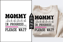 Mommy In Progress Svg Designs Product Image 3