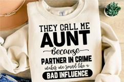 Partner in Crime Makes Me Sound Svg Design Product Image 3