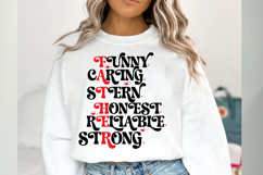 Funny Caring Stern Honest Reliable Strong Svg Product Image 4