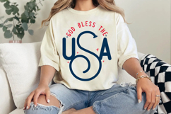 God Bless the USA Svg Cut Files Creative Art Product Image 4
