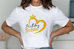 Birthday Queen Svg Cut Files Creative Art Product Image 4