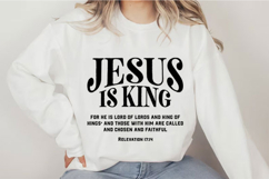 Jesus Is King Svg Design Product Image 3