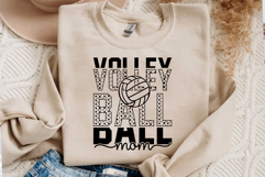 Volleyball Mom SVG PNG, Volleyball Svg Designs Product Image 3