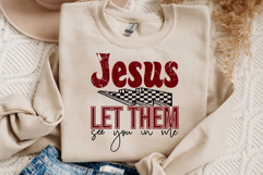 Jesus Let Them See You in Me Svg Cut Files Creative Art Product Image 3