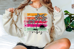 Beach Vibes SVG, Summer Quotes SVG PNG Product Image 3