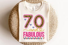 70 and Fabulous Svg, Fabulous Svg Cut Files Creative Art Product Image 4