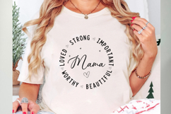 mama loved strong important worthy beautiful Svg Cut Files Product Image 3