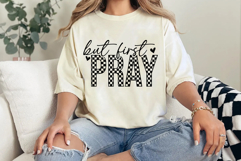 But First Pray Svg Cut Files Creative Art Product Image 3