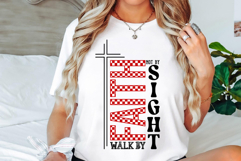 Walk by Faith Not by sight Svg Cut Files Creative Art Product Image 4