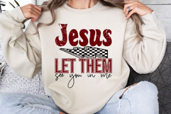 Jesus Let Them See You in Me Svg Cut Files Creative Art Product Image 4
