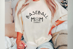 Baseball Mom Svg Cut Files Creative Art Product Image 1
