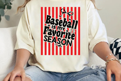 Baseball is My Favorite Season SVG PNG Product Image 4